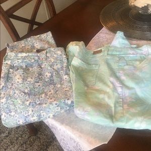 Bundle 2 pair capris..